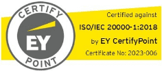 EY CertifyPoint ISO/IEC 20000-1:2018