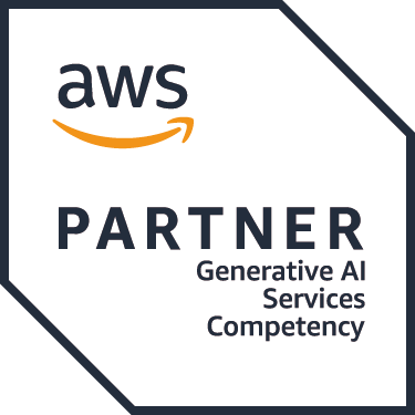 AWS 生成 AI コンピテンシーの認定 ロゴ